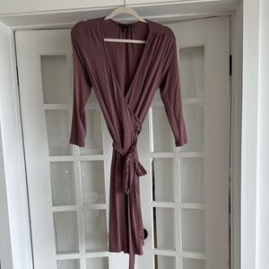 Banana Republic Rosewood Long Sleeve Wrap Dress